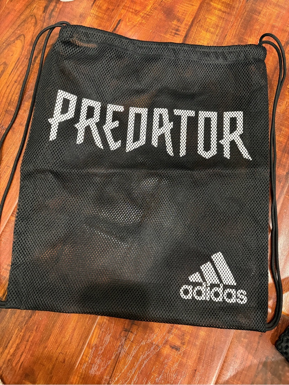 NEW Adidas Black Mesh Predator Drawstring Gym/ Shoe Sack
